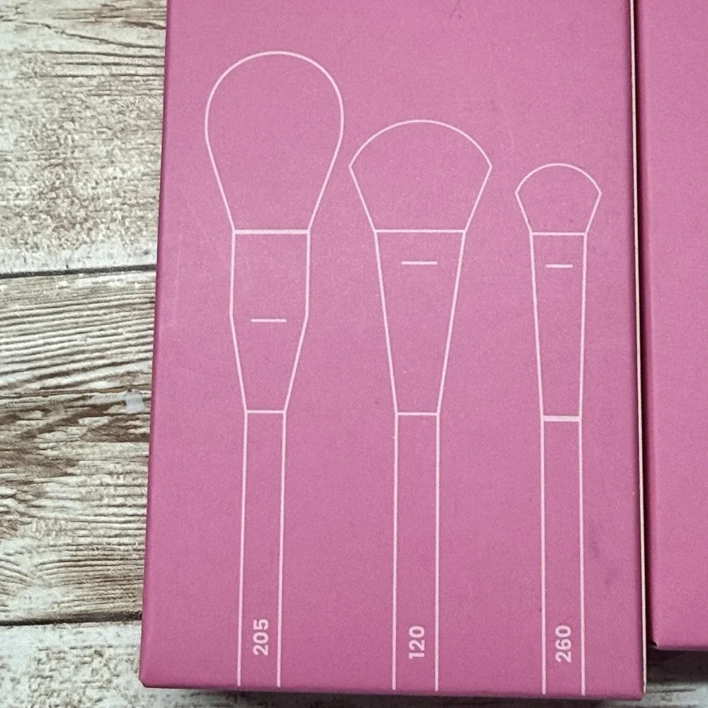 Lot Of 2 Half caked The Essentials: Face Collection high end makeup brushes